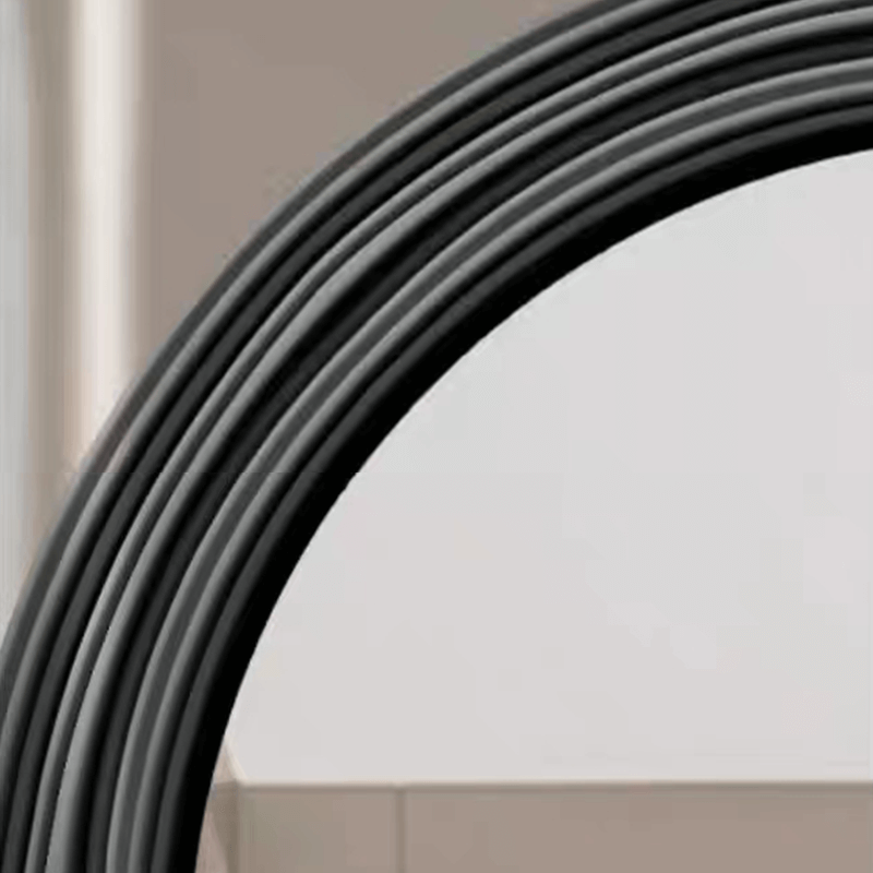 Full length mirror placed in a stylish hallway, perfect for outfit checks.