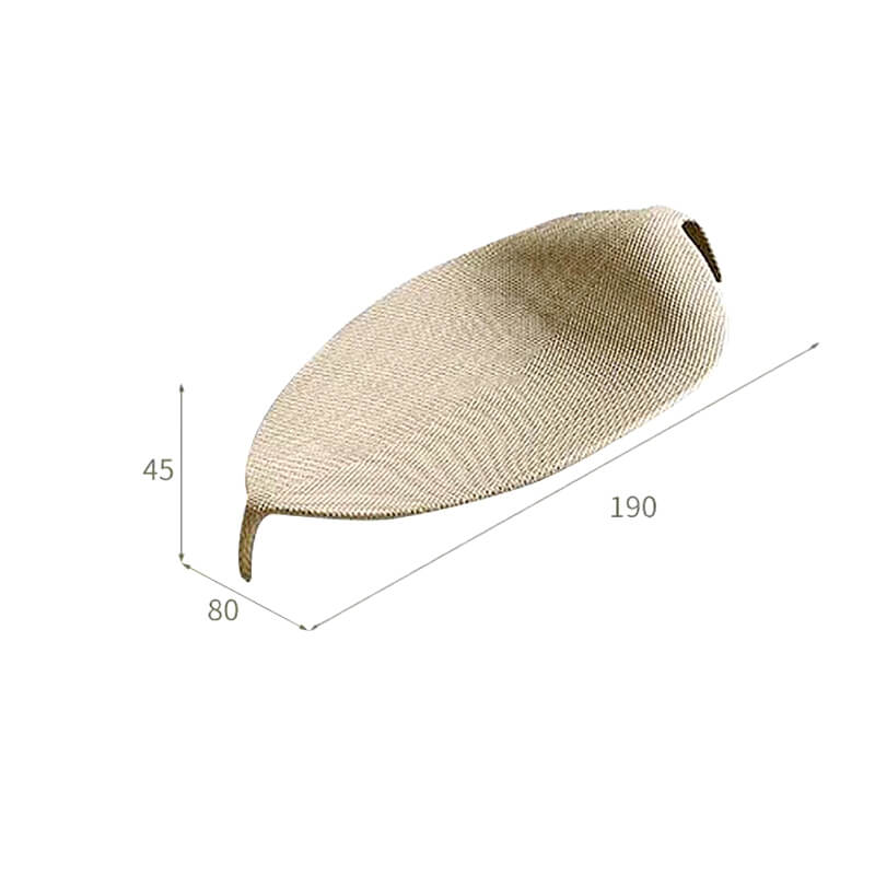 Angle view of the stylish rattan sun deck lounger on a patio