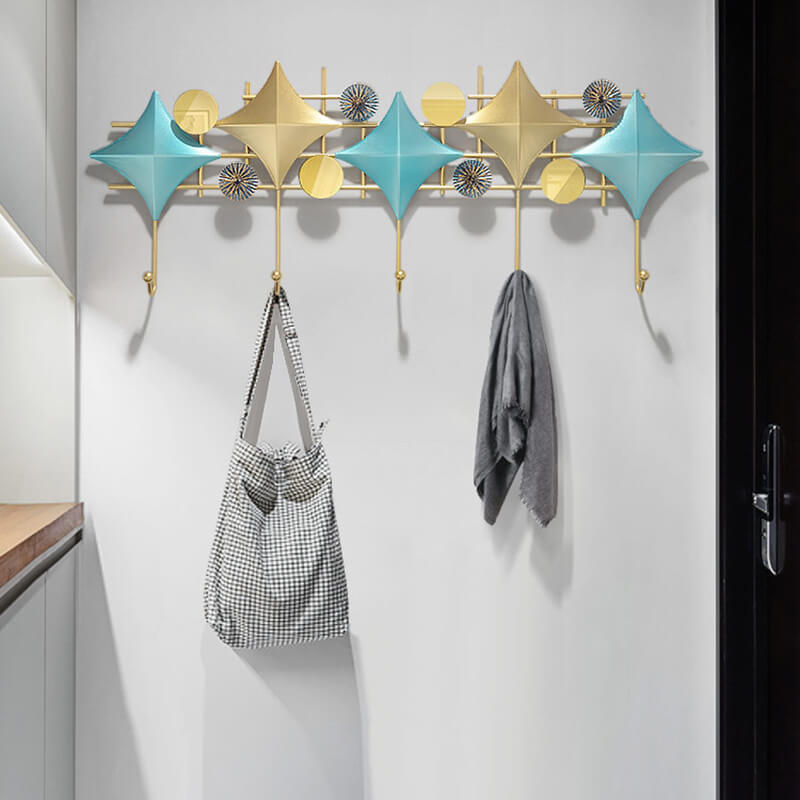 Sculptural Modern Coat Rack with Hooks - Image 3