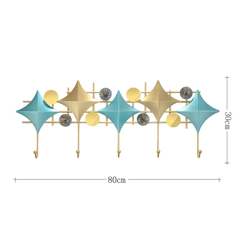 Sculptural Modern Coat Rack with Hooks - Image 5
