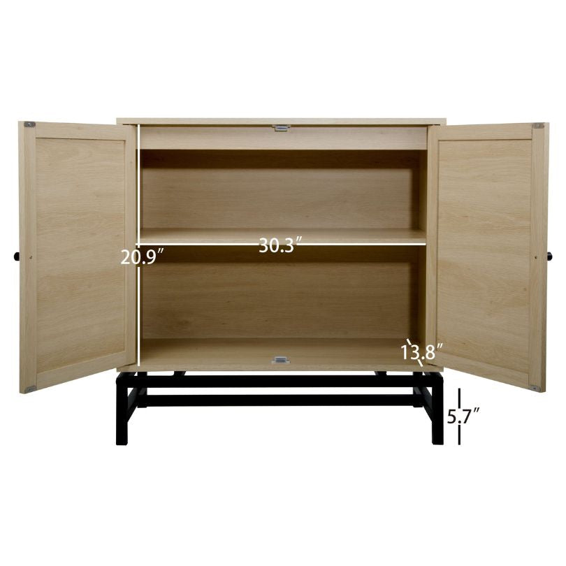 Stylish storage cabinets for modern decor placed in a cozy living room setting.