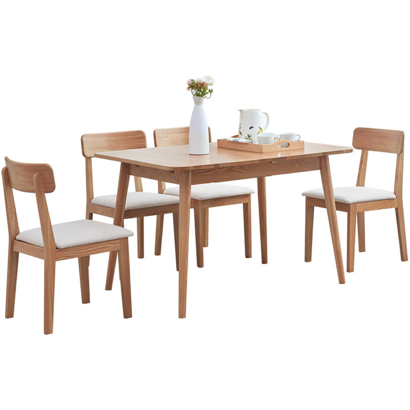 Stylish round dining table in a cozy home environment
