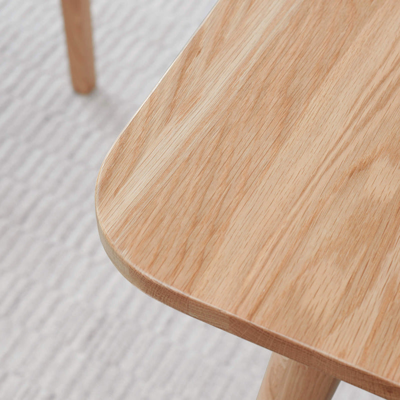 Family-friendly round dining table set for a meal with children