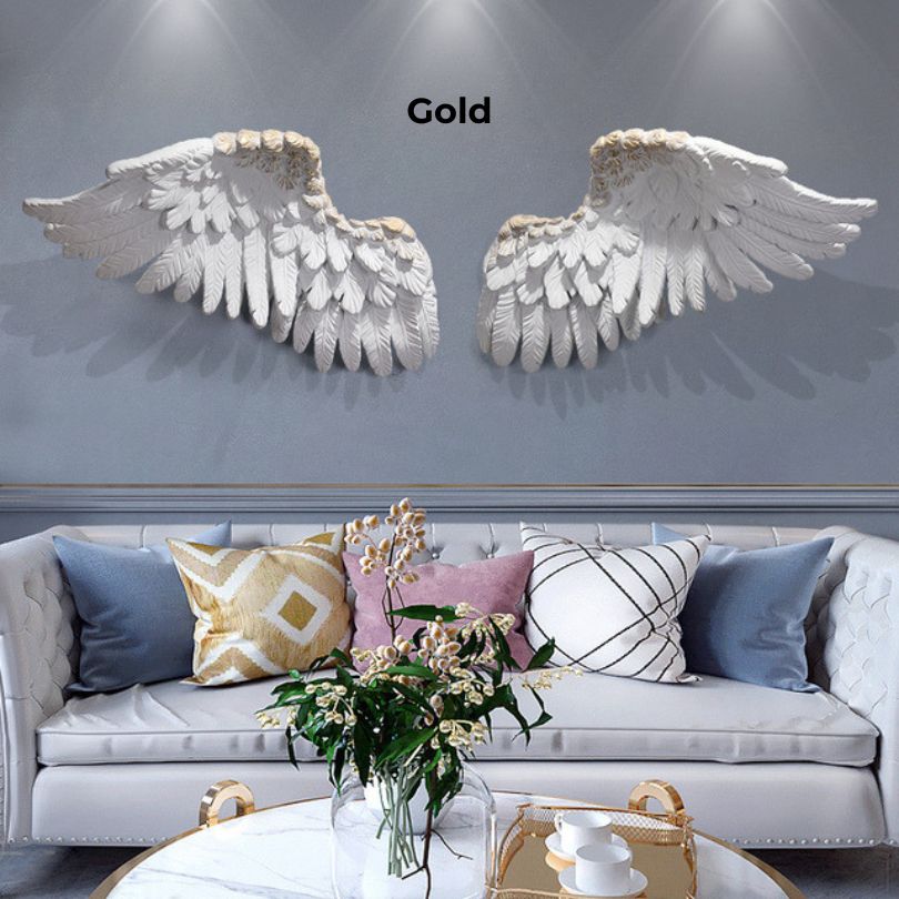 Nordic 3D Feather Wall Art displayed on a wall, emphasizing its unique design and elegance.