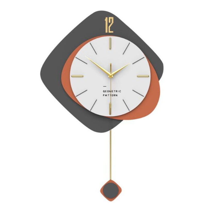 Close-up of the intricate details on the Nordic Elegance 3D Wall Clock, showcasing its craftsmanship.
