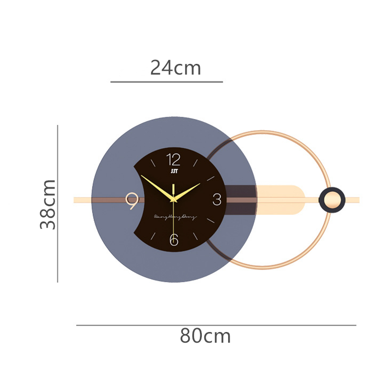 Silent clock mounted on an office wall, blending style and functionality.