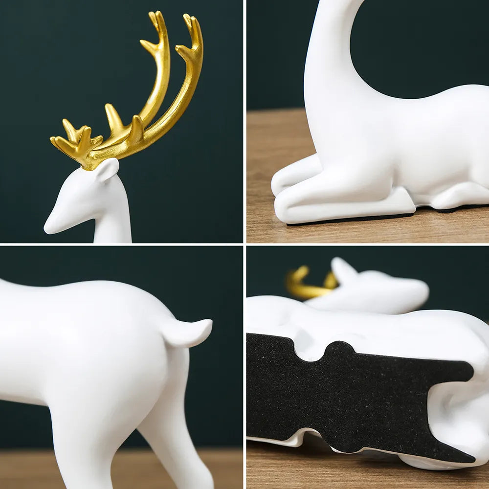 Close-up of resin animal statue showcasing unique design
