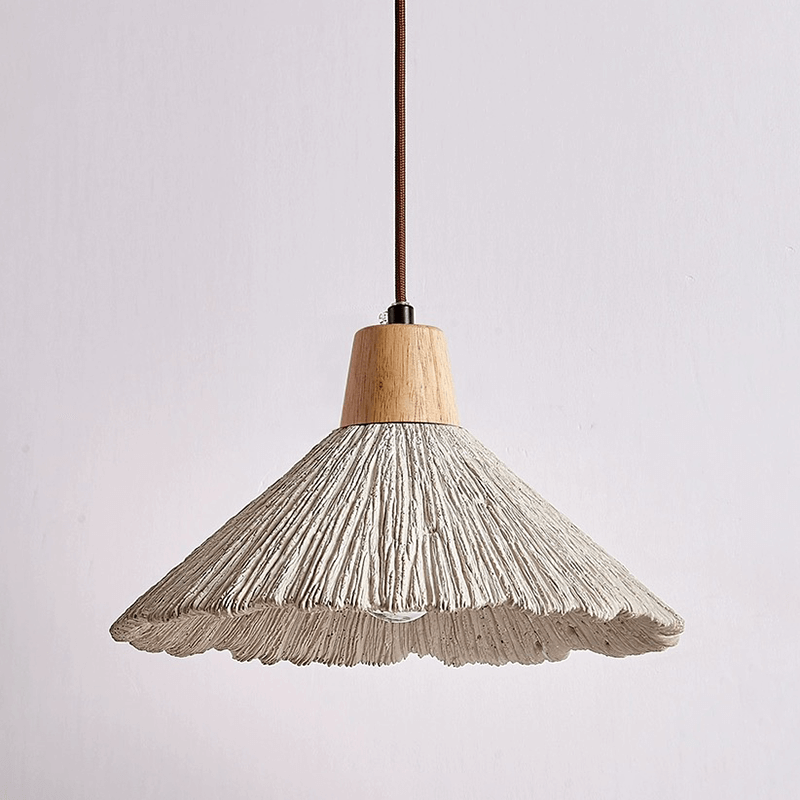 Nordic LED pendant light in a kitchen setting with warm white light