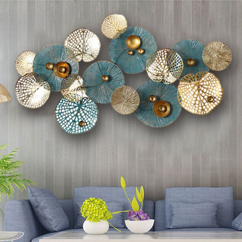 Beautifully arranged Nordic style wall art in an office environment, enhancing professional decor.