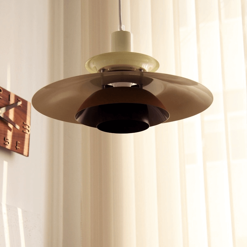 Elegant Nordic PH5 Pendant Lamp in a modern living room setting, enhancing the decor with its classic appeal.