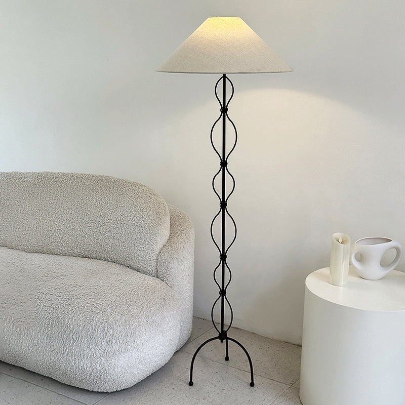 Vintage Elegance LED Corner Floor Lamp - Image 5