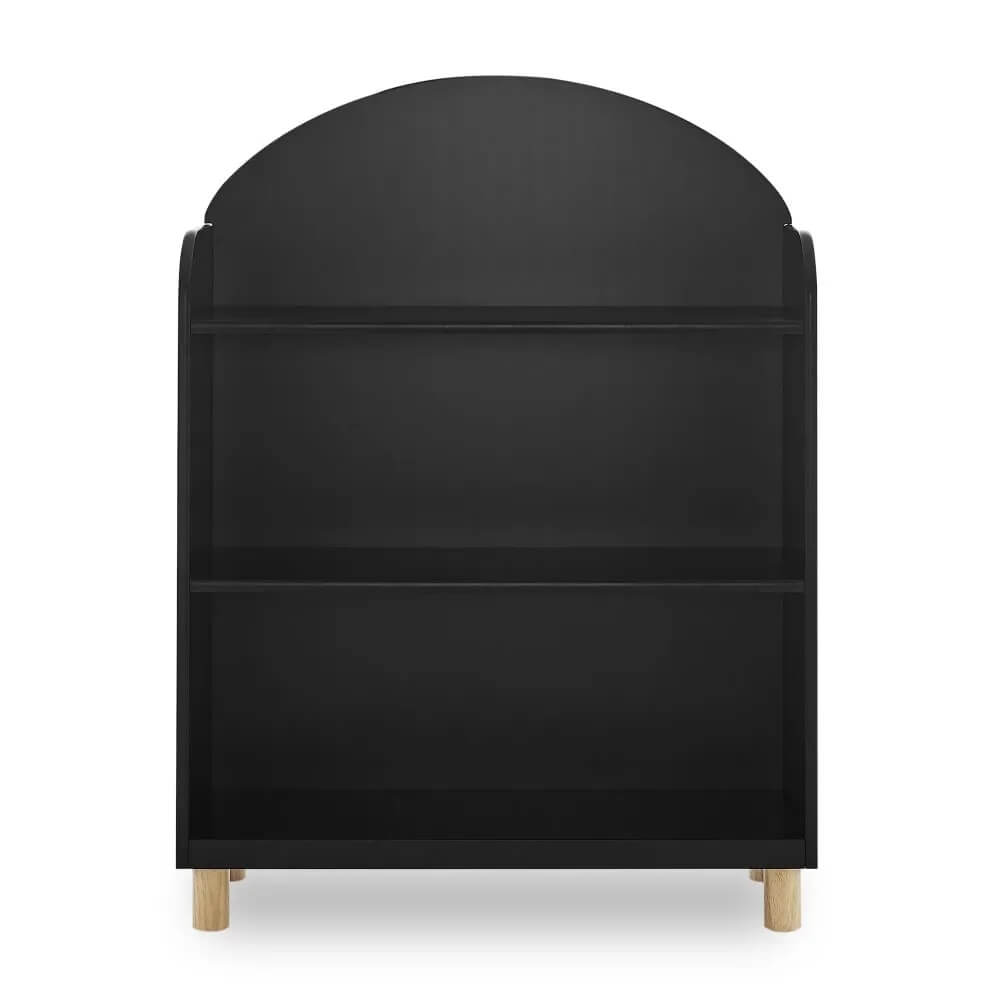 Reese Modern Kids Bookcase styled with decorative items and books, perfect for a stylish childrens room.