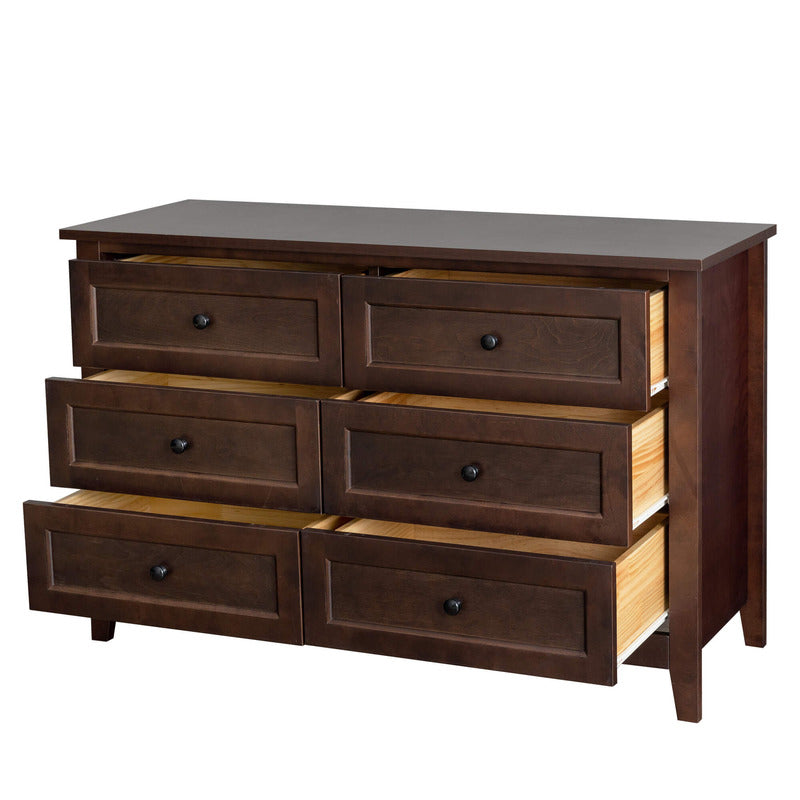 Side angle of the retro cabinet, displaying its spacious drawers and sturdy build.