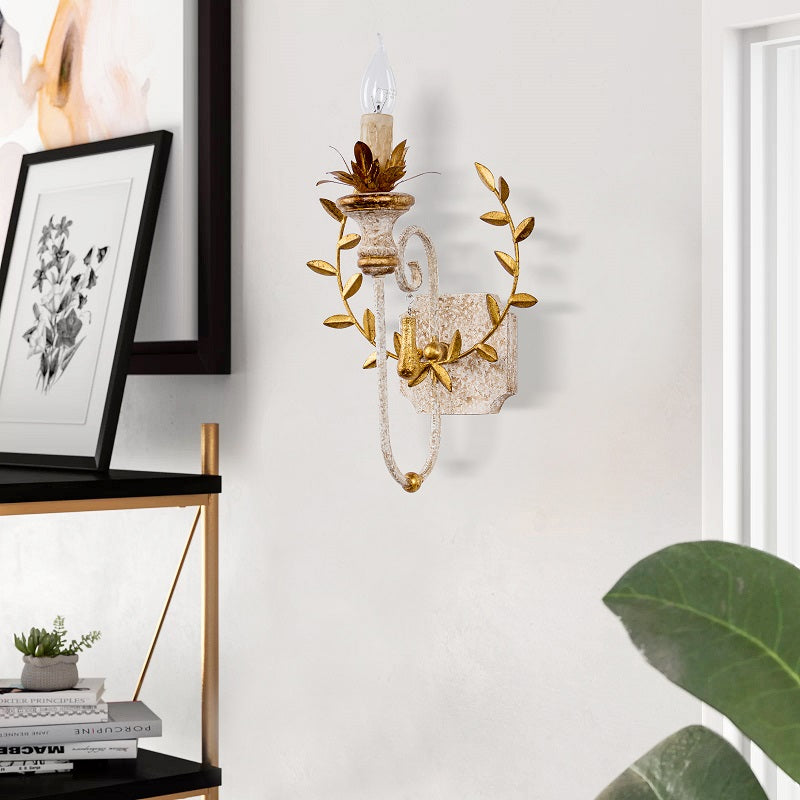 Elegant Brass Wall Light - Modern Farmhouse LED Fixture - Image 2