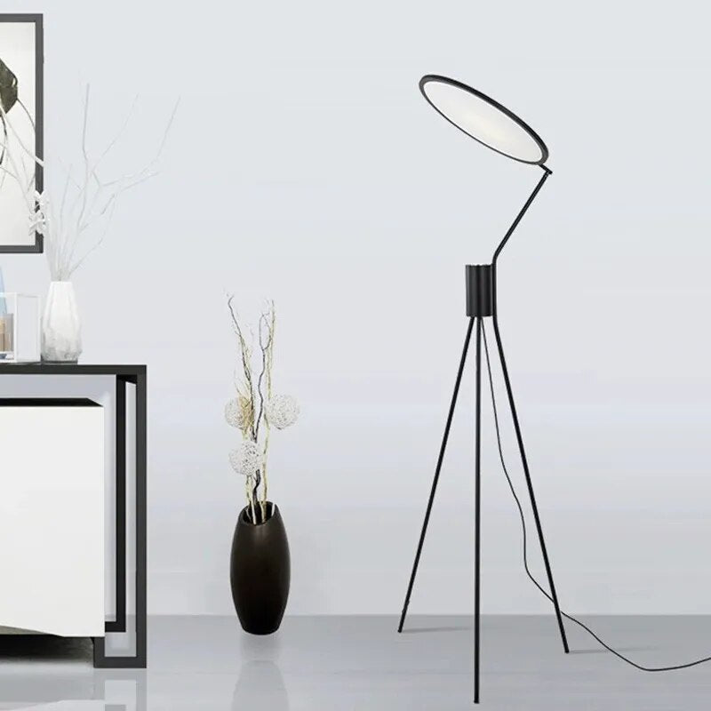 Sleek LED Tripod Floor Lamp - Modern Decorative Lighting - Image 4