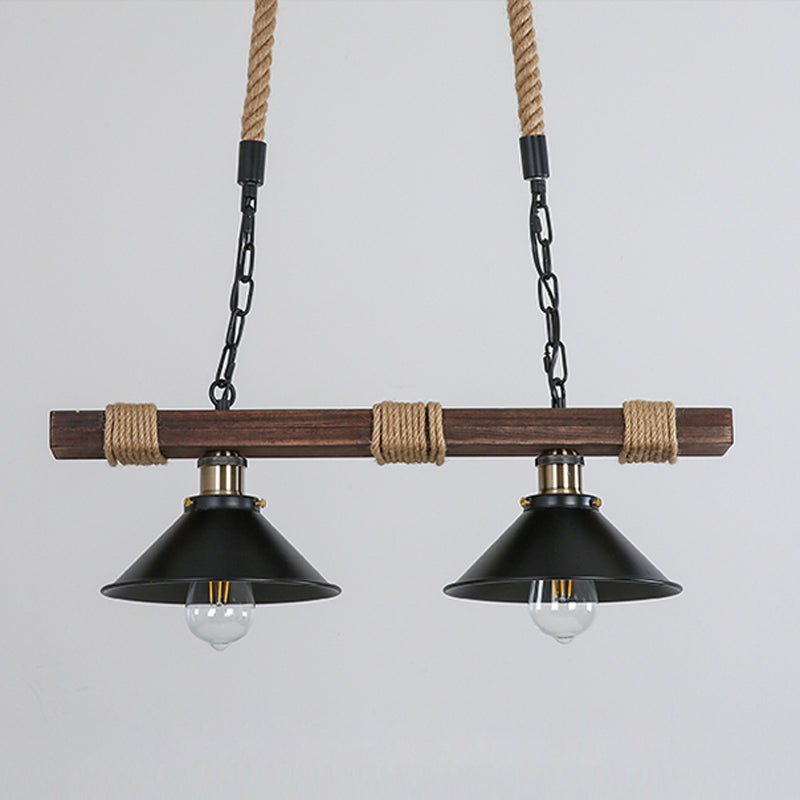 Stylish pendant light hanging in a modern parlor, enhancing the rustic aesthetic.