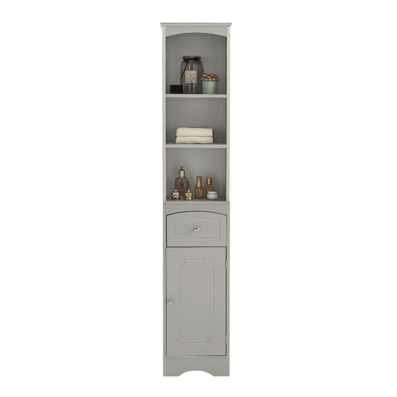 Close-up of the drawer of the best storage cabinet with drawer, highlighting its sleek finish.