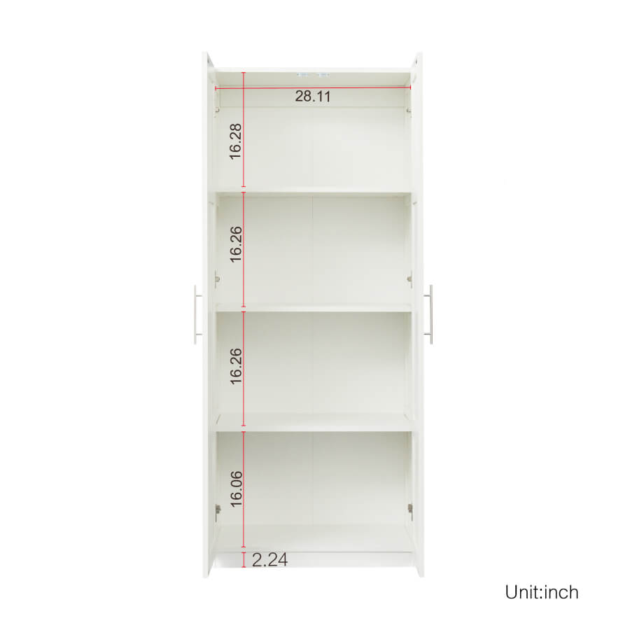 Versatile wooden storage cabinet displayed in a beautifully organized bedroom.