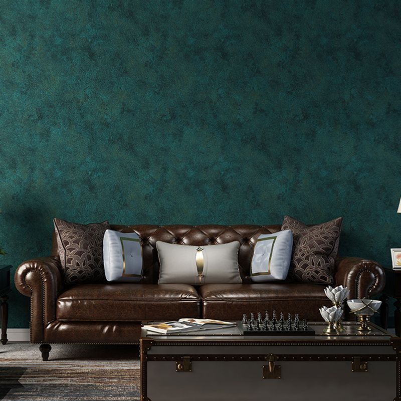 Close-up of vintage charm non-pasted wallpaper showing distressed finish