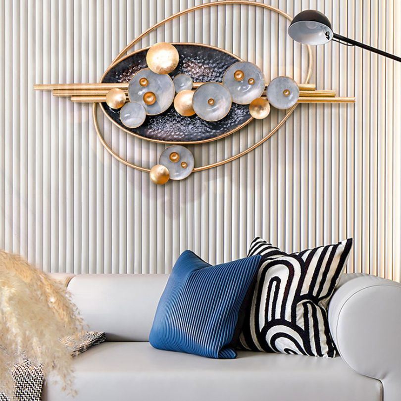 Stylish outdoor setting featuring unique wrought iron crafts that elevate the ambiance.