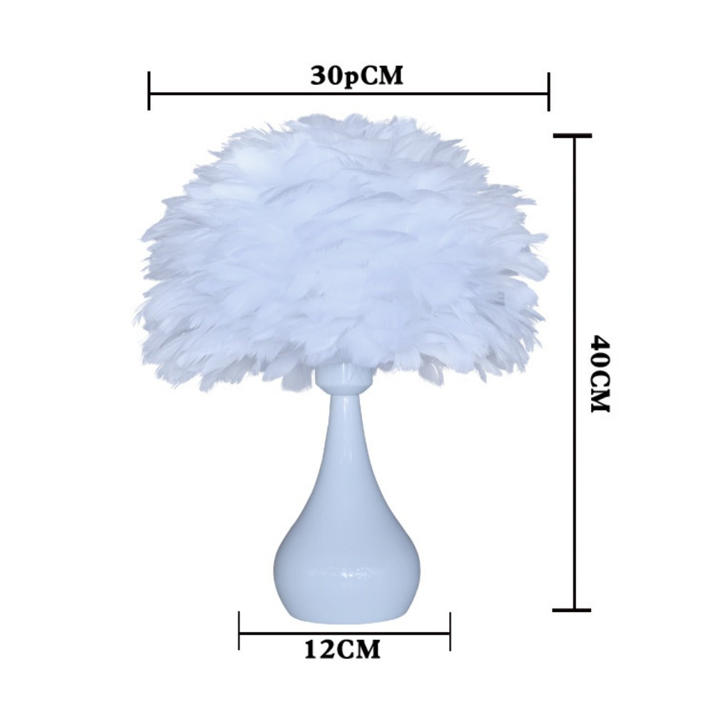 LED table lamp with a sleek design, providing warm light for a cozy atmosphere.