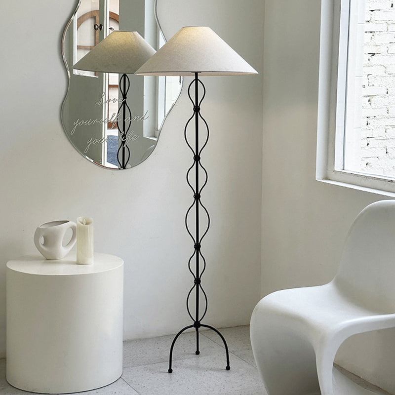 Vintage Elegance LED Corner Floor Lamp - Image 3