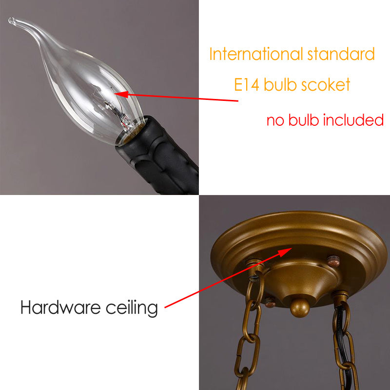 The 3-light vintage pendant light displayed in a stylish parlor, highlighting its industrial charm.