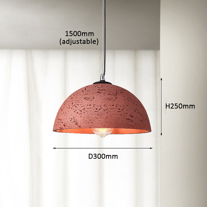 Close-up of the high-density polystyrene lampshade in various color options.