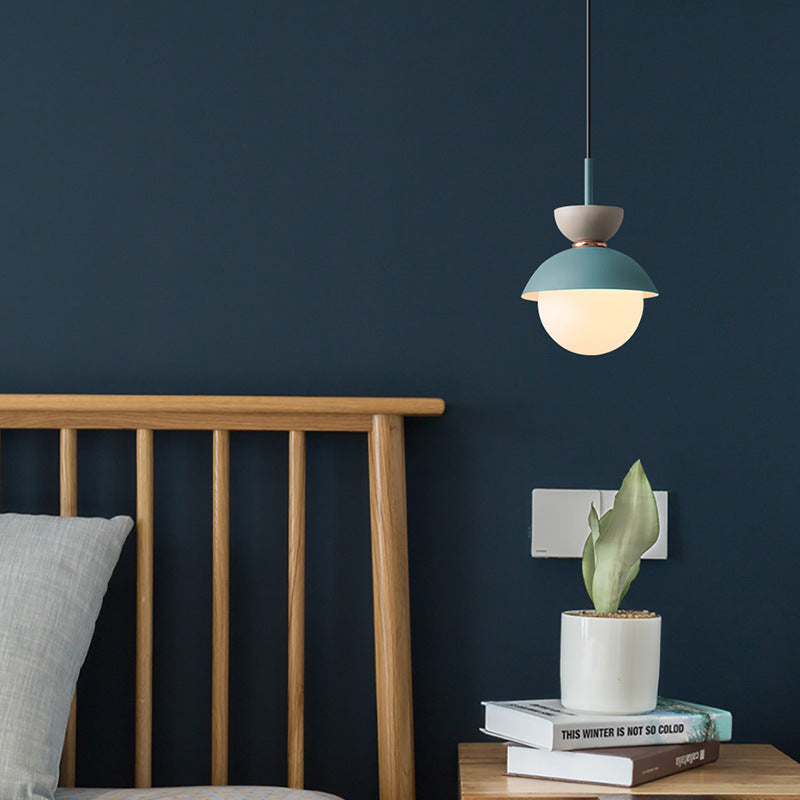 Nordic Macaroon Glass Pendant Light - Image 7