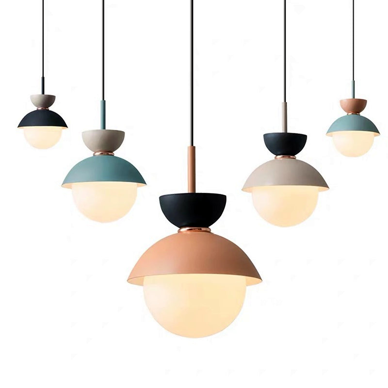 Nordic Macaroon Glass Pendant Light - Image 10