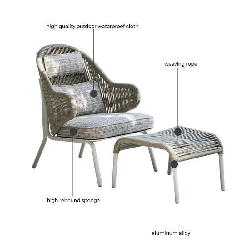 Comfortable leisure chair showcasing removable cushions and sleek design.