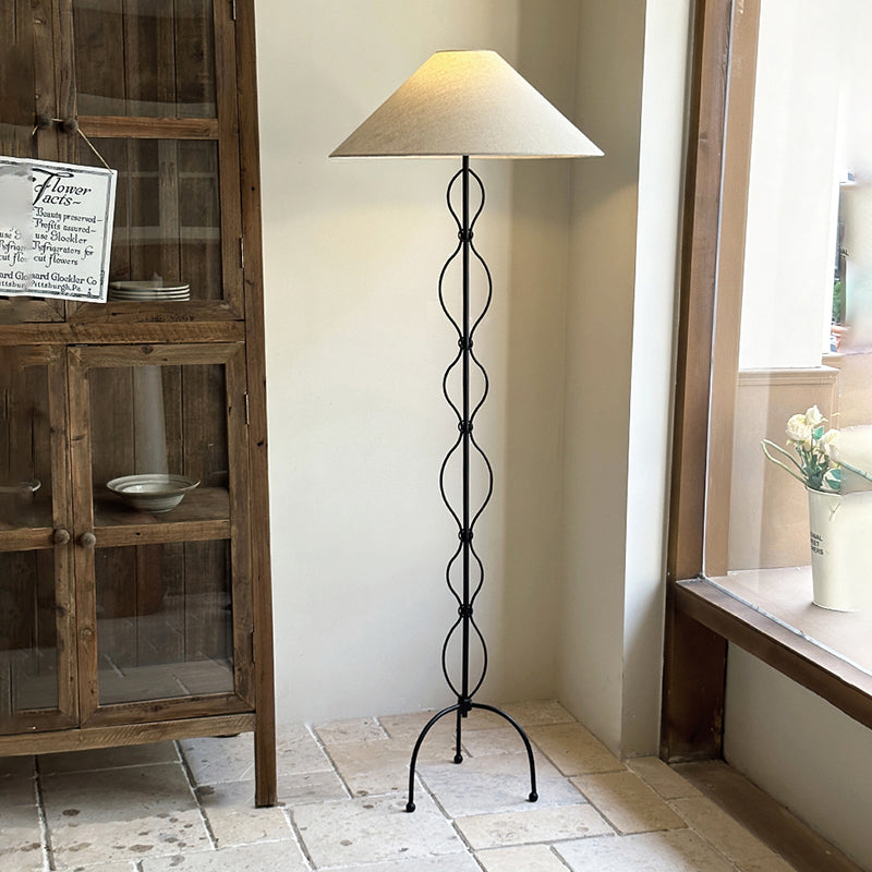 Vintage Elegance LED Corner Floor Lamp - Image 4