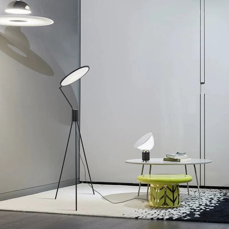 Sleek LED Tripod Floor Lamp - Modern Decorative Lighting - Image 5