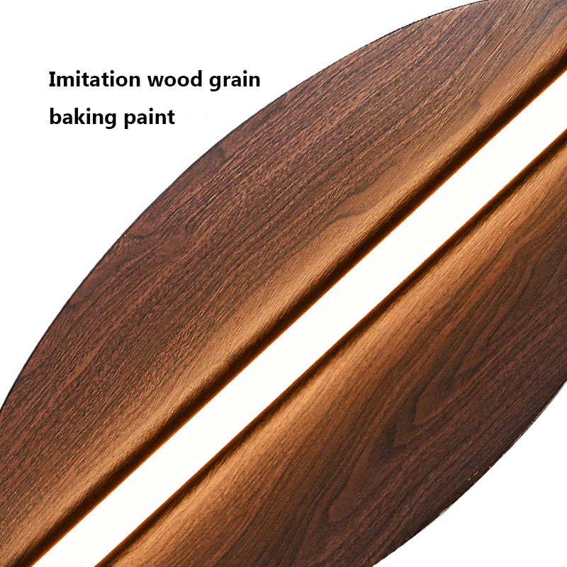 Front view of the Scandinavian Wood Grain Dimmable LED Wall Lamp, showcasing its sleek design.