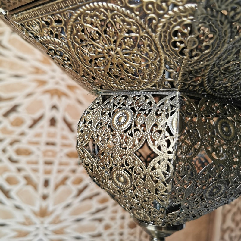 Elegant pendant light in a parlor setting, enhancing the rooms ambiance.