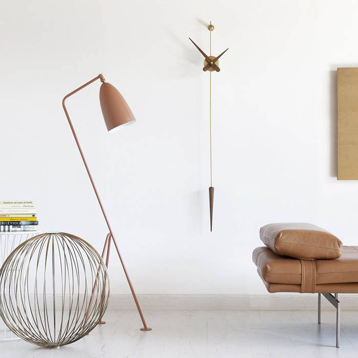 Front view of the Elegant 3D Silent Wall Clock showcasing its clean lines and modern design.